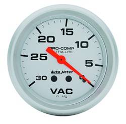Auto Meter - Ultra-Lite Mechanical Vacuum Gauge - Auto Meter 4484 UPC: 046074044847 - Image 1