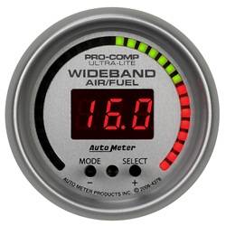 Auto Meter - Ultra-Lite Wide Band Air Fuel Ratio Kit - Auto Meter 4378 UPC: 046074043789 - Image 1