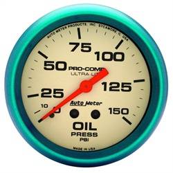Auto Meter - Ultra-Nite Oil Pressure Gauge - Auto Meter 4223 UPC: 046074042232 - Image 1