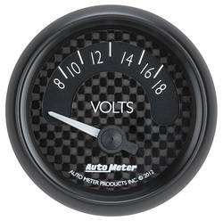 Auto Meter - GT Series Electric Voltmeter Gauge - Auto Meter 8092 UPC: 046074080920 - Image 1