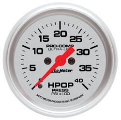 Auto Meter - Ultra-Lite High Pressure Oil Pump Gauge - Auto Meter 4396 UPC: 046074043963 - Image 1