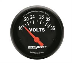 Auto Meter - Z-Series Electric Voltmeter Gauge - Auto Meter 2651 UPC: 046074026515 - Image 1