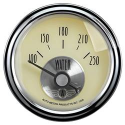 Auto Meter - Prestige Series Antique Ivory Mechanical Water Temperature Gauge - Auto Meter 2037 UPC: 046074020377 - Image 1