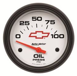 Auto Meter - GM Series Electric Oil Pressure Gauge - Auto Meter 5827-00406 UPC: 046074136344 - Image 1
