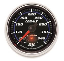 Auto Meter - Cobalt Electric Oil Temperature Gauge - Auto Meter 7956 UPC: 046074079566 - Image 1