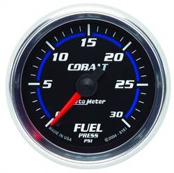 Auto Meter - Cobalt Electric Fuel Pressure Gauge - Auto Meter 6161 UPC: 046074061615 - Image 1