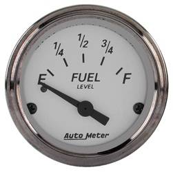 Auto Meter - American Platinum Electric Fuel Level Gauge - Auto Meter 1907 UPC: 046074019074 - Image 1