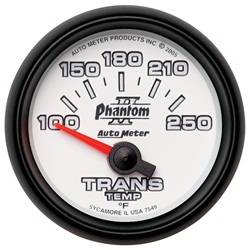 Auto Meter - Phantom II Electric Transmission Temperature Gauge - Auto Meter 7549 UPC: 046074075490 - Image 1
