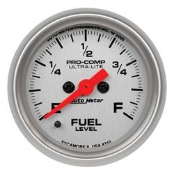 Auto Meter - Ultra-Lite Electric Programmable Fuel Level Gauge - Auto Meter 4310 UPC: 046074043109 - Image 1