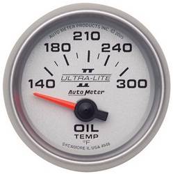 Auto Meter - Ultra-Lite II Electric Oil Temperature Gauge - Auto Meter 4948 UPC: 046074049484 - Image 1