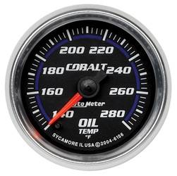 Auto Meter - Cobalt Electric Oil Temperature Gauge - Auto Meter 6156 UPC: 046074061561 - Image 1
