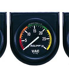 Auto Meter - Autogage Vacuum Gauge Panel - Auto Meter 2337 UPC: 046074023378 - Image 1