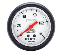 Auto Meter - Phantom Mechanical Fuel Pressure Gauge - Auto Meter 5813 UPC: 046074058134 - Image 1