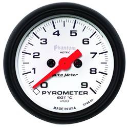 Auto Meter - Phantom Electric Pyrometer Gauge Kit - Auto Meter 5744-M UPC: 046074134098 - Image 1