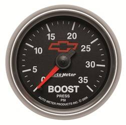 Auto Meter - GM Series Mechanical Boost Gauge - Auto Meter 3604-00406 UPC: 046074136054 - Image 1