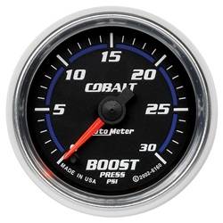 Auto Meter - Cobalt Electric Boost Gauge - Auto Meter 6160 UPC: 046074061608 - Image 1