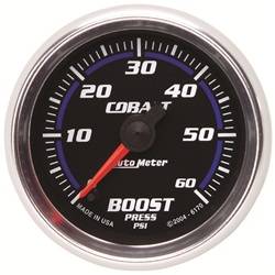 Auto Meter - Cobalt Electric Boost Gauge - Auto Meter 6170 UPC: 046074061707 - Image 1