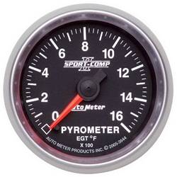 Auto Meter - Sport-Comp II Electric Pyrometer Gauge Kit - Auto Meter 3644 UPC: 046074036446 - Image 1