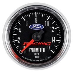 Auto Meter - Ford Racing Series Electric Pyrometer Gauge - Auto Meter 880078 UPC: 046074140068 - Image 1
