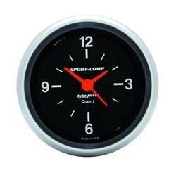 Auto Meter - Sport-Comp Clock - Auto Meter 3585 UPC: 046074035852 - Image 1