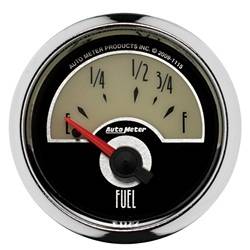 Auto Meter - Cruiser Fuel Level Gauge - Auto Meter 1115 UPC: 046074011153 - Image 1