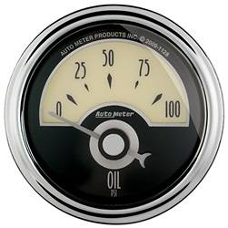 Auto Meter - Cruiser AD Oil Pressure Gauge - Auto Meter 1126 UPC: 046074011269 - Image 1