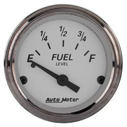 Auto Meter - American Platinum Electric Fuel Level Gauge - Auto Meter 1904 UPC: 046074019043 - Image 1