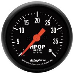 Auto Meter - Z-Series High Pressure Oil Pump Gauge - Auto Meter 2696 UPC: 046074026966 - Image 1