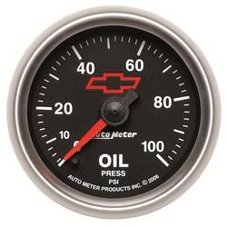 Auto Meter - GM Series Electric Oil Pressure Gauge - Auto Meter 3653-00406 UPC: 046074136160 - Image 1