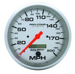 Auto Meter - Ultra-Lite In-Dash Electric Speedometer - Auto Meter 4490 UPC: 046074044908 - Image 1