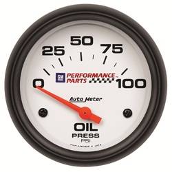 Auto Meter - GM Series Electric Oil Pressure Gauge - Auto Meter 5827-00407 UPC: 046074136481 - Image 1