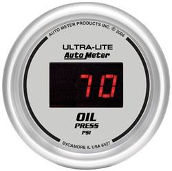 Auto Meter - Ultra-Lite Digital Oil Pressure Gauge - Auto Meter 6527 UPC: 046074065279 - Image 1