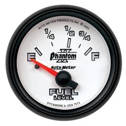 Auto Meter - Phantom II Electric Fuel Level Gauge - Auto Meter 7515 UPC: 046074075155 - Image 1