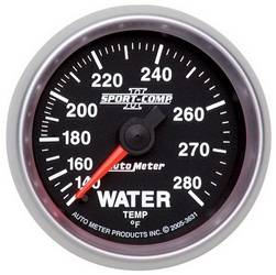 Auto Meter - Sport-Comp II Mechanical Water Temperature Gauge - Auto Meter 3631 UPC: 046074036316 - Image 1