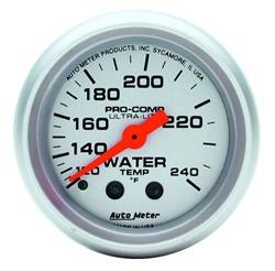 Auto Meter - Ultra-Lite Mechanical Water Temperature Gauge - Auto Meter 4332 UPC: 046074043321 - Image 1