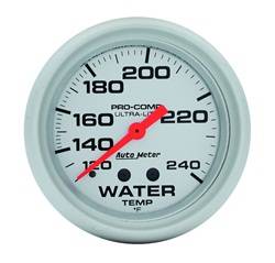 Auto Meter - Ultra-Lite Mechanical Water Temperature Gauge - Auto Meter 4432 UPC: 046074044328 - Image 1