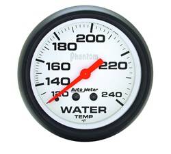 Auto Meter - Phantom Mechanical Water Temperature Gauge - Auto Meter 5832 UPC: 046074058325 - Image 1