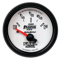 Auto Meter - Phantom II Electric Fuel Level Gauge - Auto Meter 7513 UPC: 046074075131 - Image 1