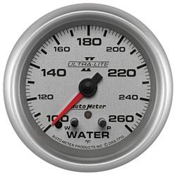 Auto Meter - Ultra-Lite II Electric Water Temperature Gauge - Auto Meter 7755 UPC: 046074077555 - Image 1