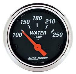 Auto Meter - Designer Black Water Temperature Gauge - Auto Meter 1436 UPC: 046074014369 - Image 1