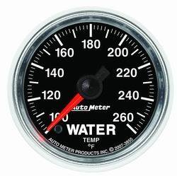 Auto Meter - GS Electric Water Temperature Gauge - Auto Meter 3855 UPC: 046074038556 - Image 1
