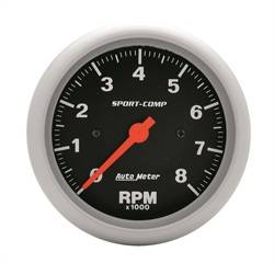 Auto Meter - Sport-Comp In-Dash Electric Tachometer - Auto Meter 3991 UPC: 046074039911 - Image 1