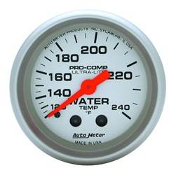 Auto Meter - Ultra-Lite Mechanical Water Temperature Gauge - Auto Meter 4333 UPC: 046074043338 - Image 1