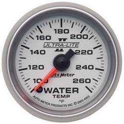 Auto Meter - Ultra-Lite II Electric Water Temperature Gauge - Auto Meter 4955 UPC: 046074049552 - Image 1