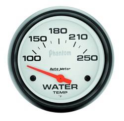 Auto Meter - Phantom Electric Water Temperature Gauge - Auto Meter 5837 UPC: 046074058370 - Image 1