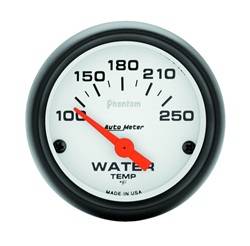 Auto Meter - Phantom Electric Water Temperature Gauge - Auto Meter 5737 UPC: 046074057373 - Image 1