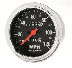Auto Meter - Traditional Chrome Mechanical Speedometer - Auto Meter 2492 UPC: 046074024924 - Image 1