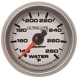 Auto Meter - Ultra-Lite Pro Water Temperature Gauge - Auto Meter 8955 UPC: 046074089558 - Image 1