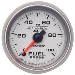 Auto Meter - Ultra-Lite II Electric Fuel Pressure Gauge - Auto Meter 4963 UPC: 046074049637 - Image 1