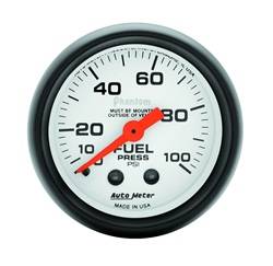 Auto Meter - Phantom Mechanical Fuel Pressure Gauge - Auto Meter 5712 UPC: 046074057120 - Image 1